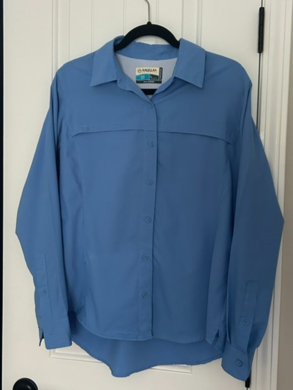 Magellan Outdoors Women's Shirt Fish Gear, Button-Up, Long Sleeve (Large) NWOT